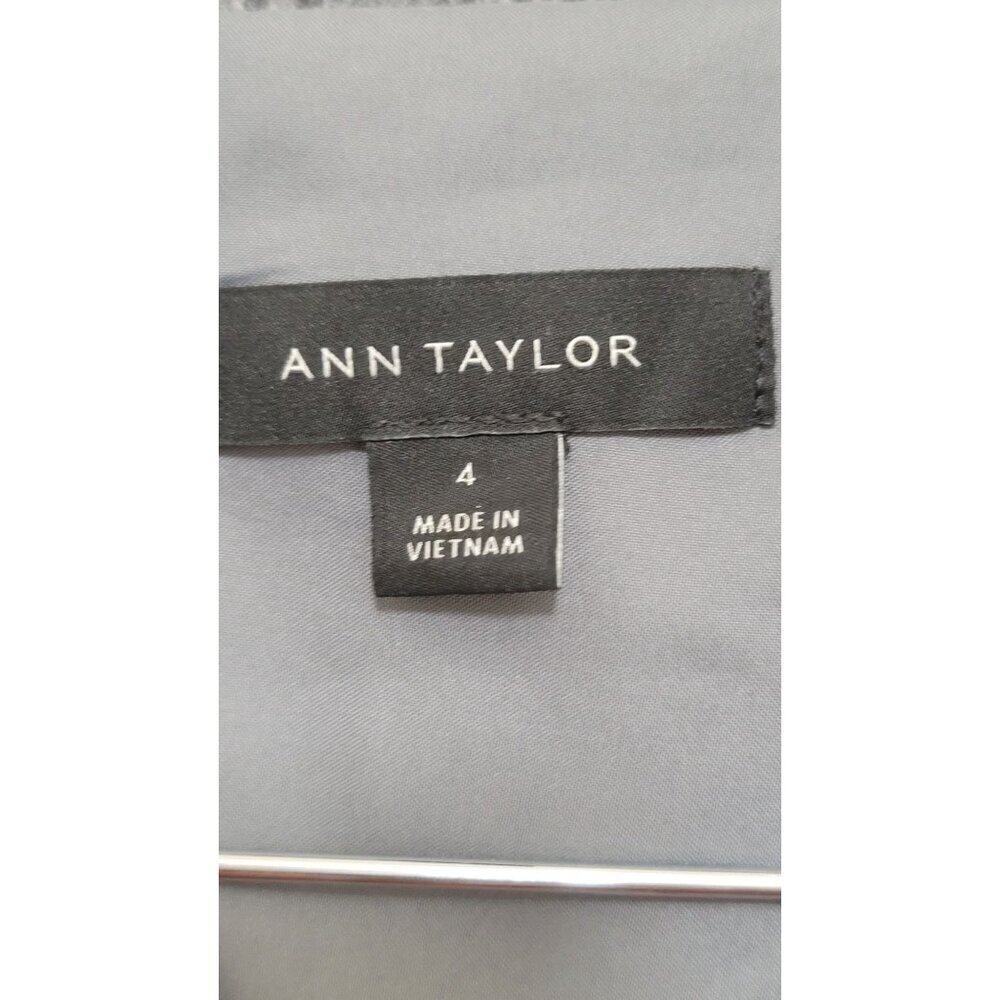 Ann Taylor Gray Blazer Tailored Fit Professional - Picture 11 of 13